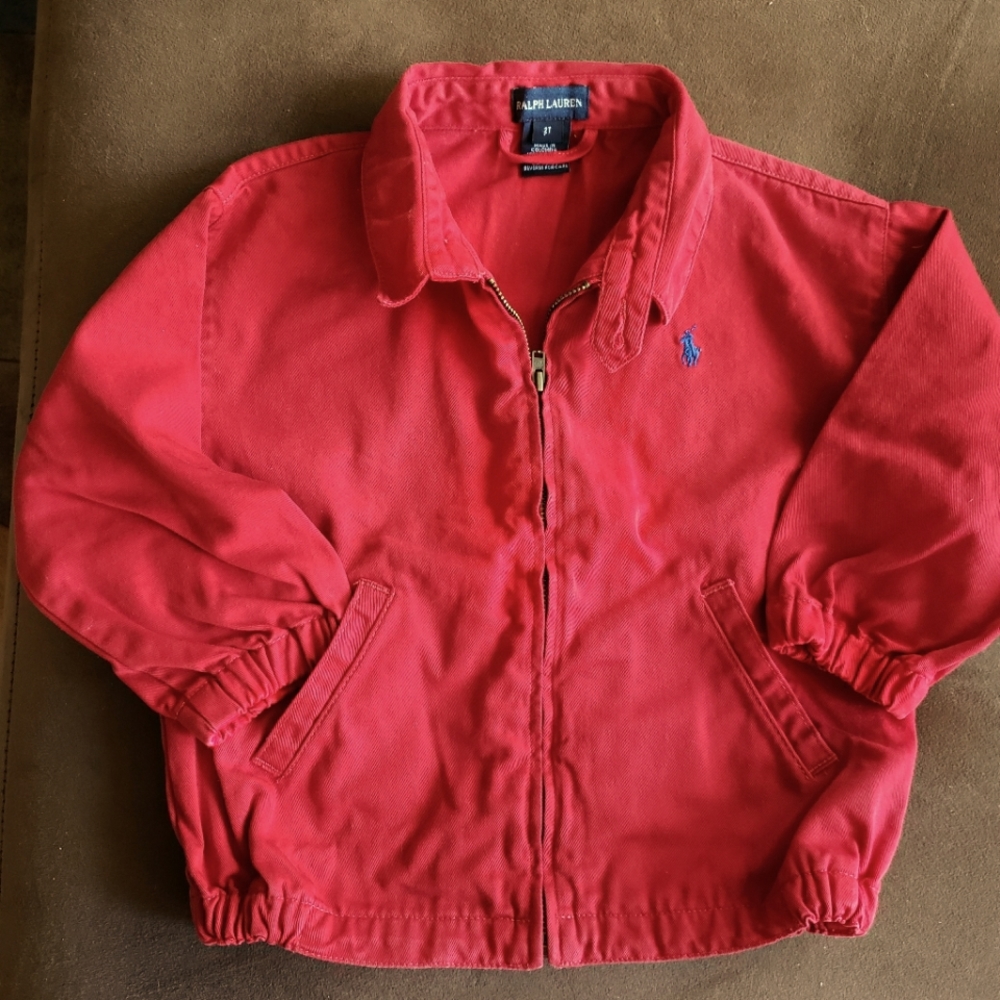 Ralph Lauren Red Jacket Sz 2T Boy